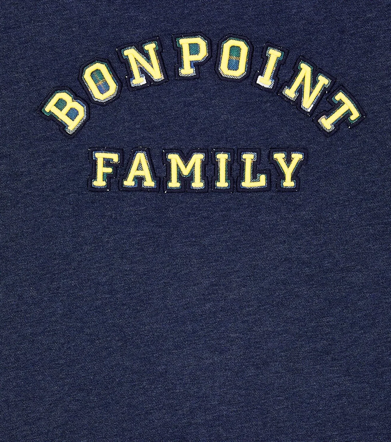 Свитшот из хлопкового флиса Bonpoint, синий — фото 3