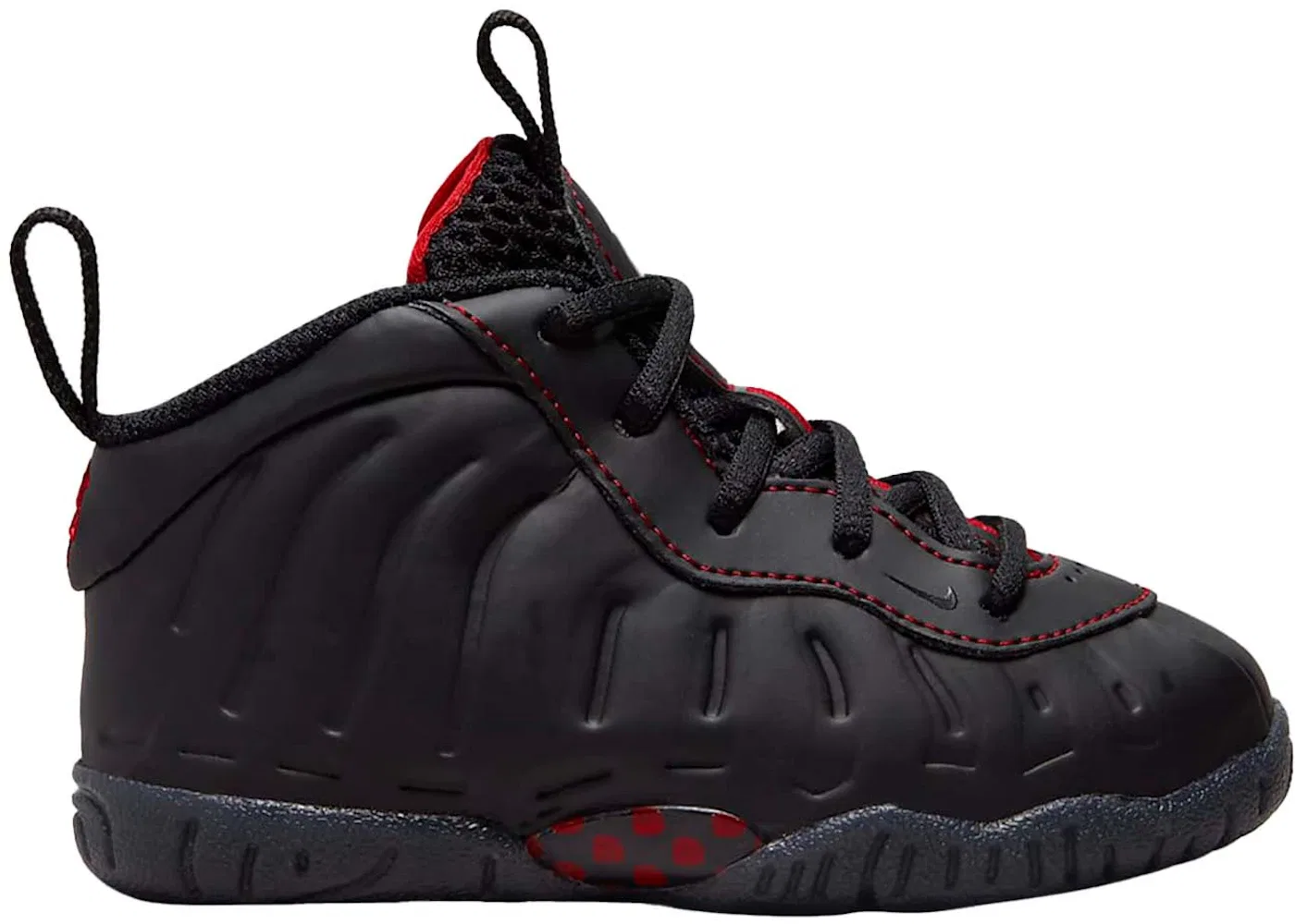 Детские кроссовки Nike Little Posite One, цвет Black/Anthracite/Black/University Red