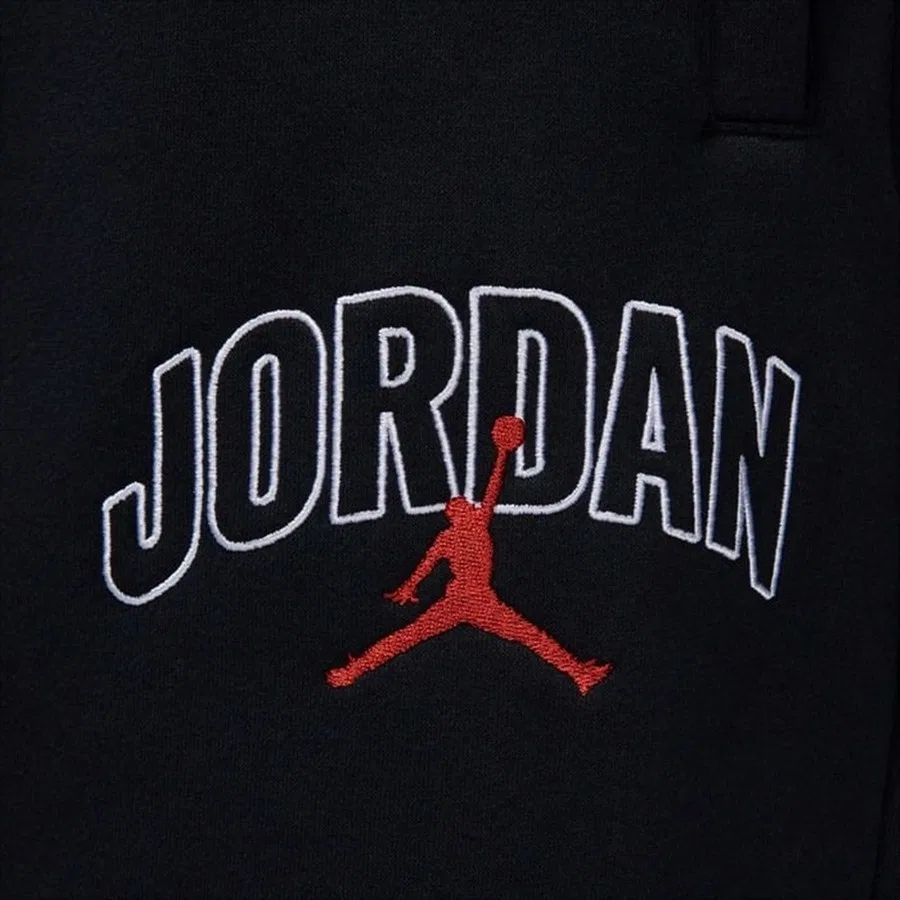 Спортивные брюки свободного кроя с открытым низом Jordan Brooklyn Oversized OH Pant Nike, Черный — фото 4