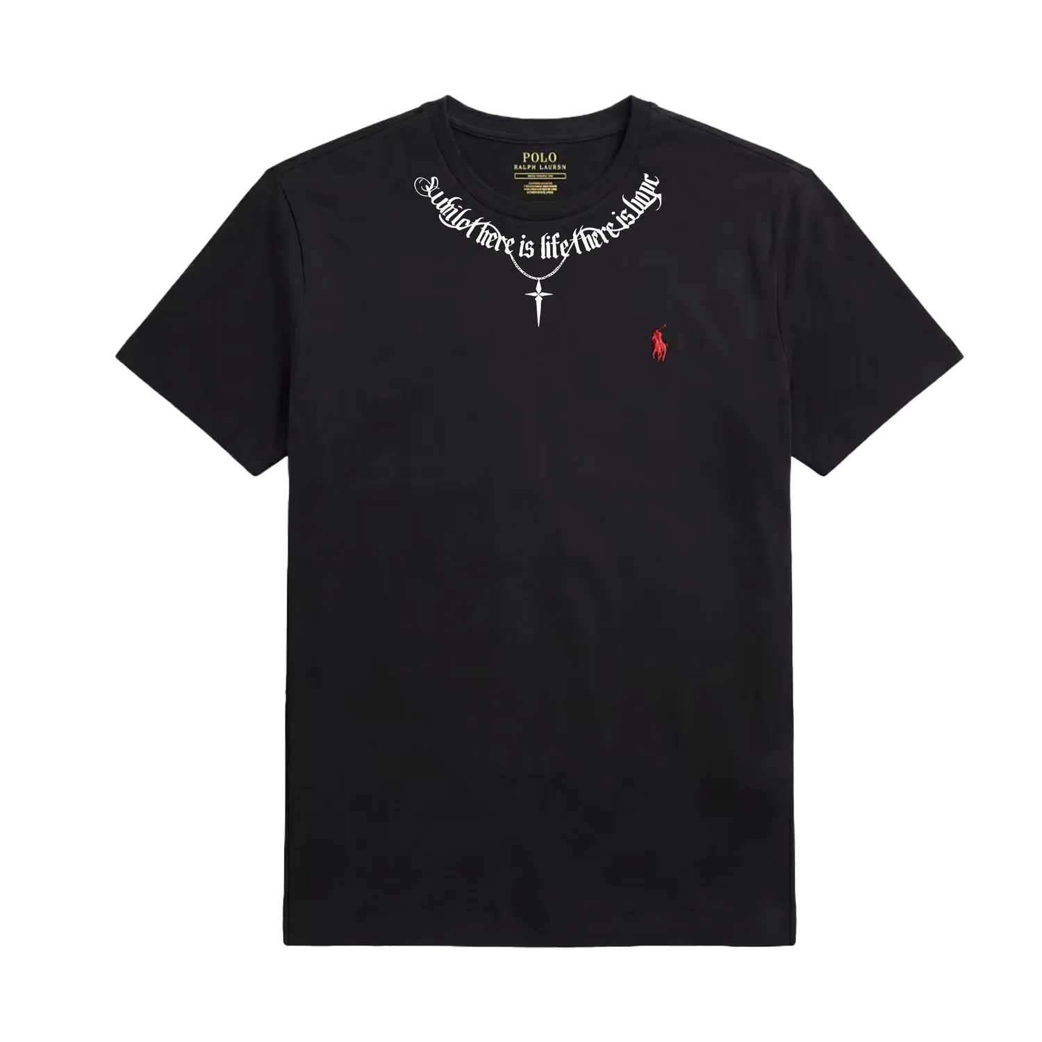 Футболка мужская с круглым вырезом Black Polo Ralph Lauren