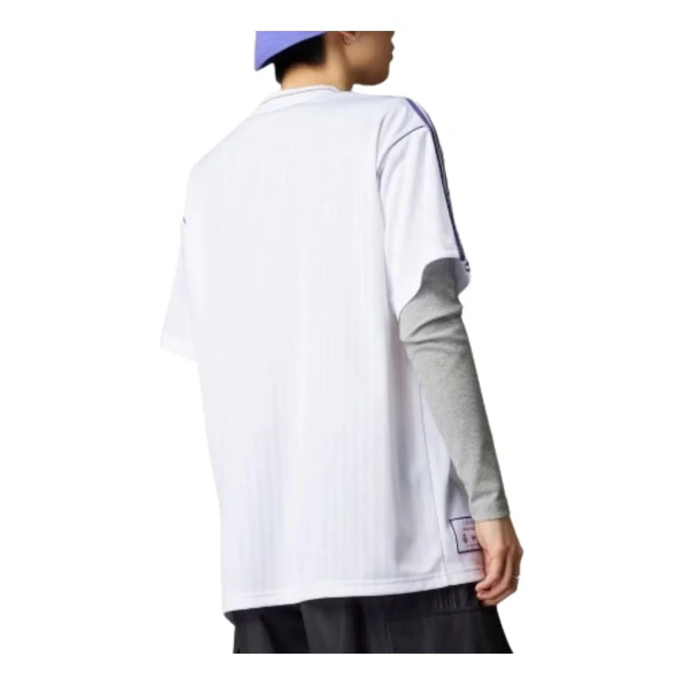 Джерси футбольное свободного кроя Real Madrid Terrace Icons Adidas, белый — фото 3