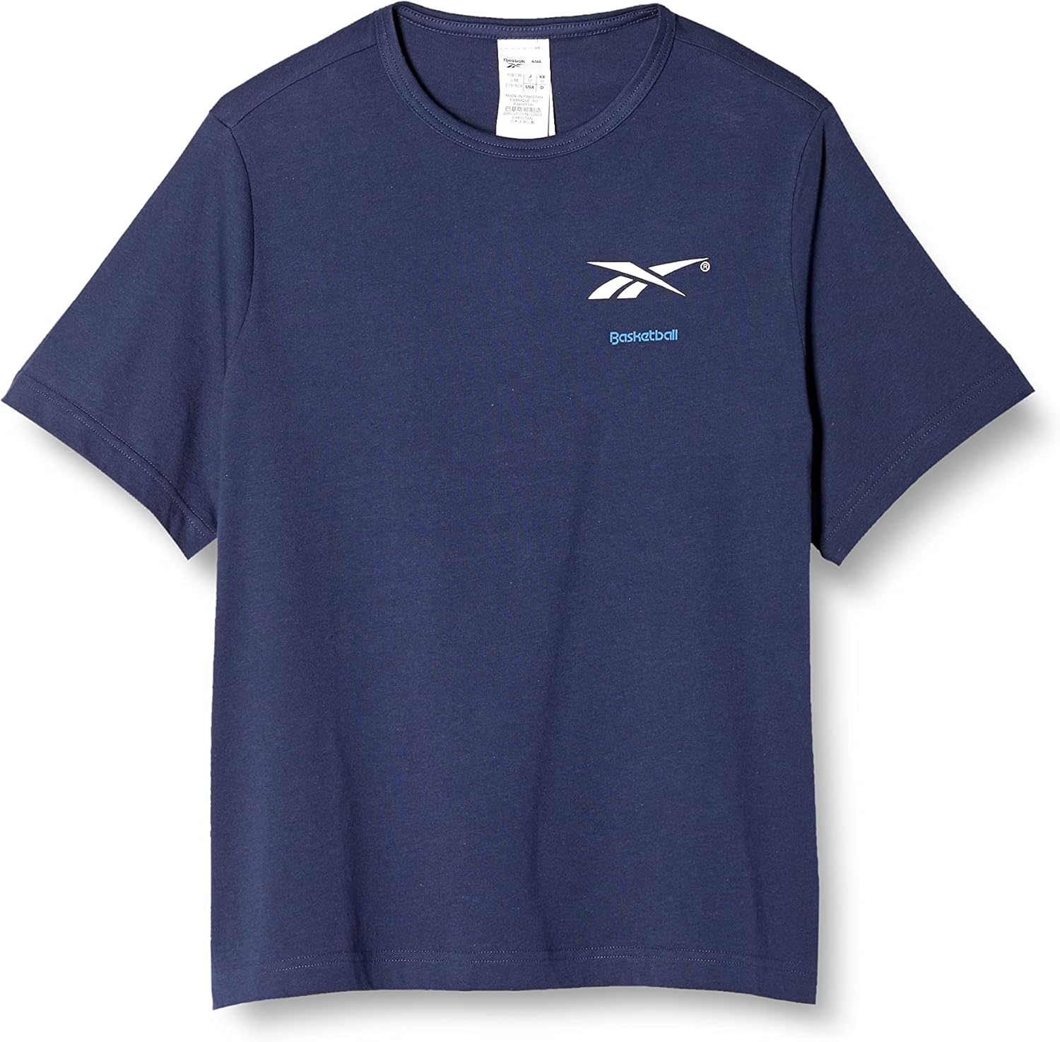 

Мужская футболка Reebok IS747 с коротким рукавом, баскетбольная, темно-синяя (HM6239)