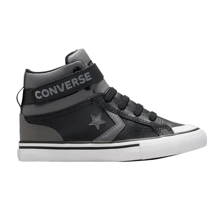 Кроссовки Converse Pro Blaze Strap Leather High PS Sharkskin, серый