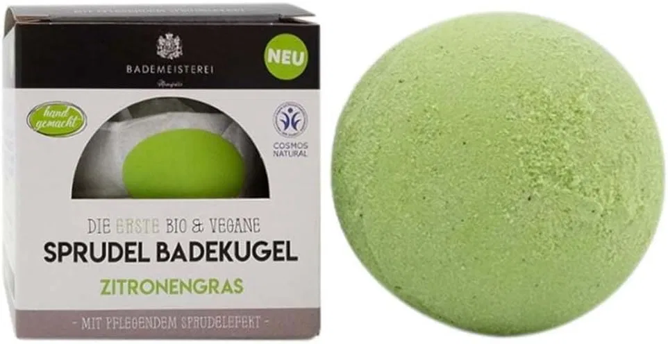 Бомбочка для ванны Lemongrass, Bademeisterei, 180г, Multicoloured