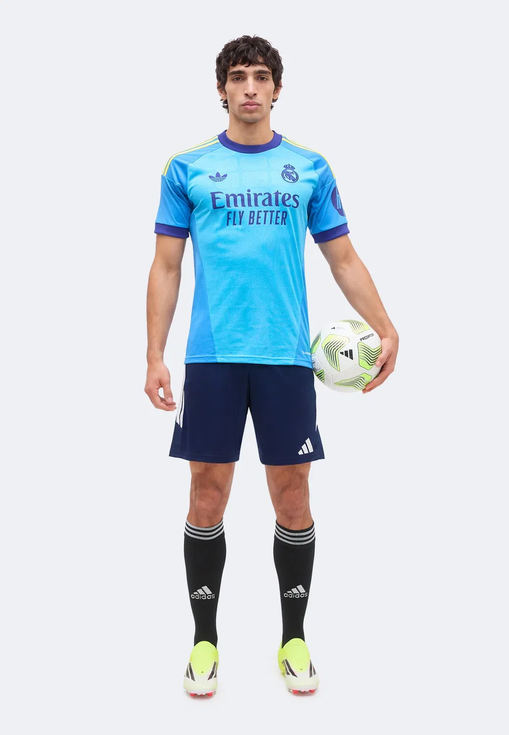Вратарь "Реала" на выездной матч 26/27 - клубная форма Adidas Originals, App Sky Rush — фото 2