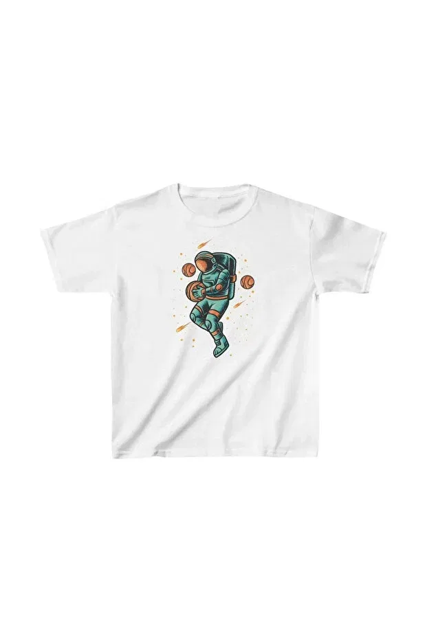 Детская футболка с принтом Unisex kids printed t-shirt Generic Brands, White