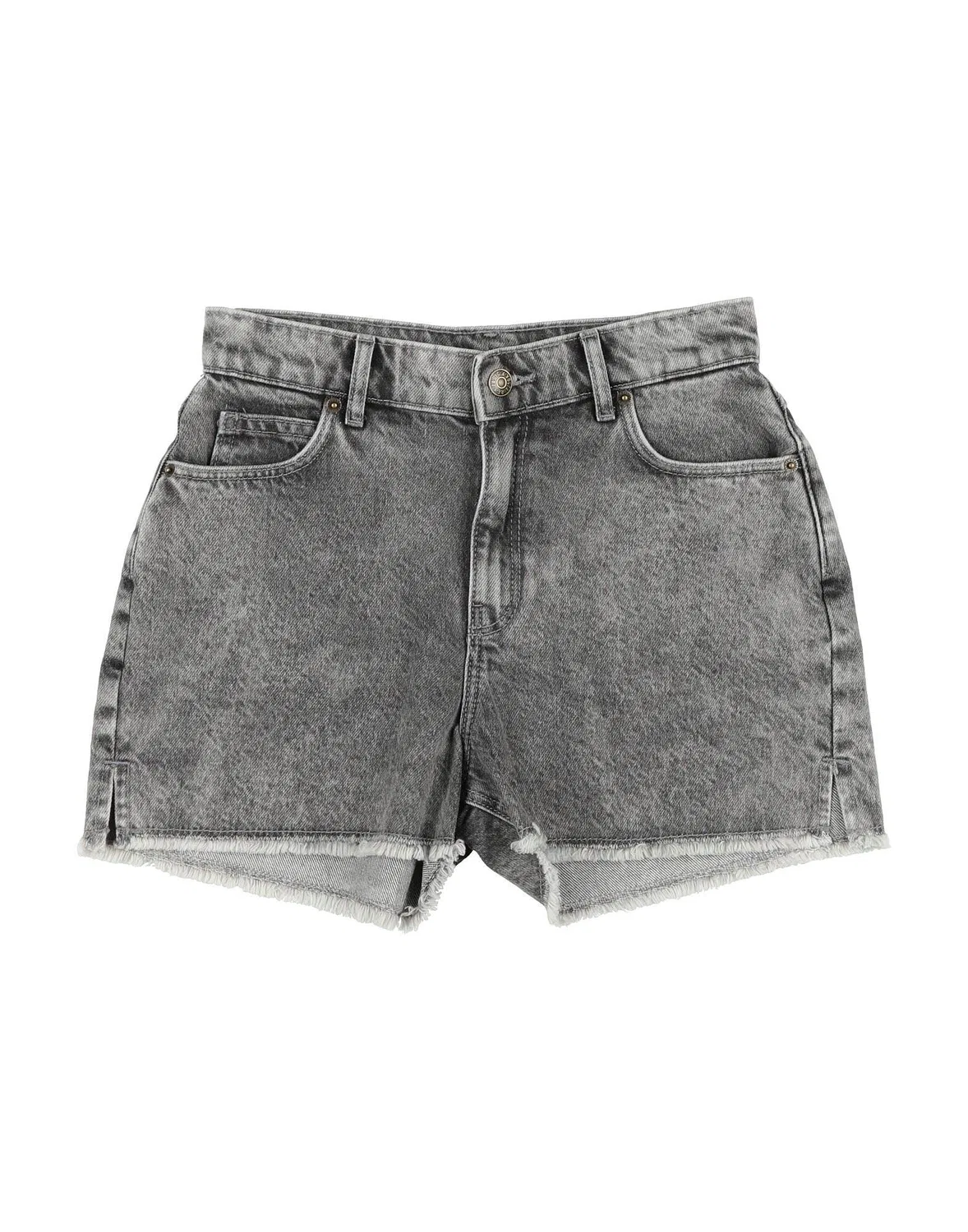 Детские джинсовые шорты для девочек с логотипом Zadig&Voltaire, черный