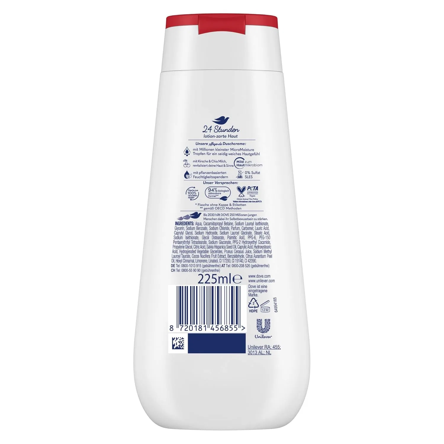 Крем-гель для душа с микроувлажнением Dove Advanced Care Revitalising Care, 225 мл — фото 4