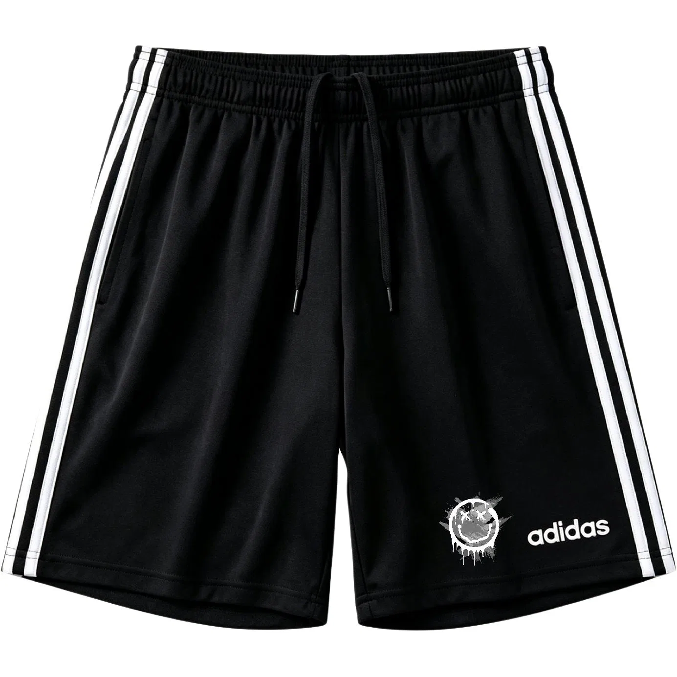 Детские шорты с тремя полосками Adidas ESSENTIALS 3 Stripes Casual Shorts, Black