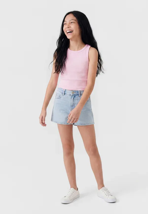 Комплект топов из 2 штук, хлопок с эластаном, Nkfnakal short 2 pack, Name It, Pirouette, Serenity