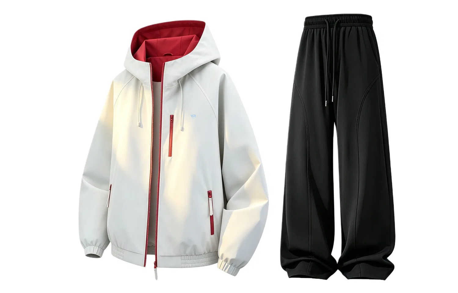 Детский спортивный костюм со стоячим воротником, с комплектом нашивок, Casual Sportswear, WARRIOR
