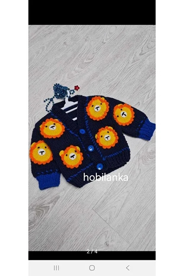 Детский кардиган с длинным рукавом Hobilanka, Blue