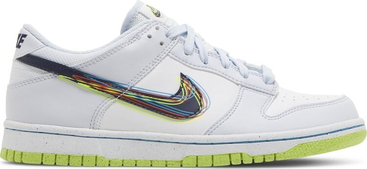 

Кроссовки Nike Dunk Low GS '3D Swoosh', белый