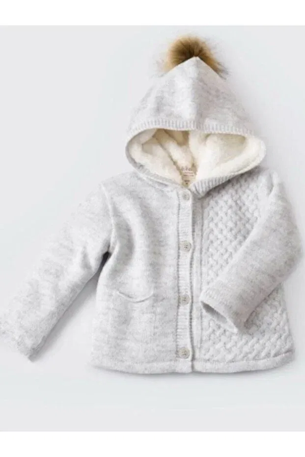 Детский кардиган хлопковый Bibaby, Gray