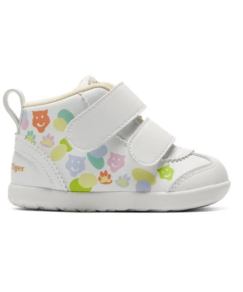 Детские кроссовки с принтом MEXICO 66 FIRST KIDS Onitsuka Tiger, White/Yellow — фото 2