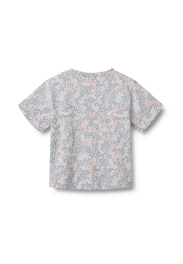 Футболки, комплект 2 шт, хлопок 95%, Ella 2 pack, Wheat, Powder Blue Flowers, голубой — фото 4