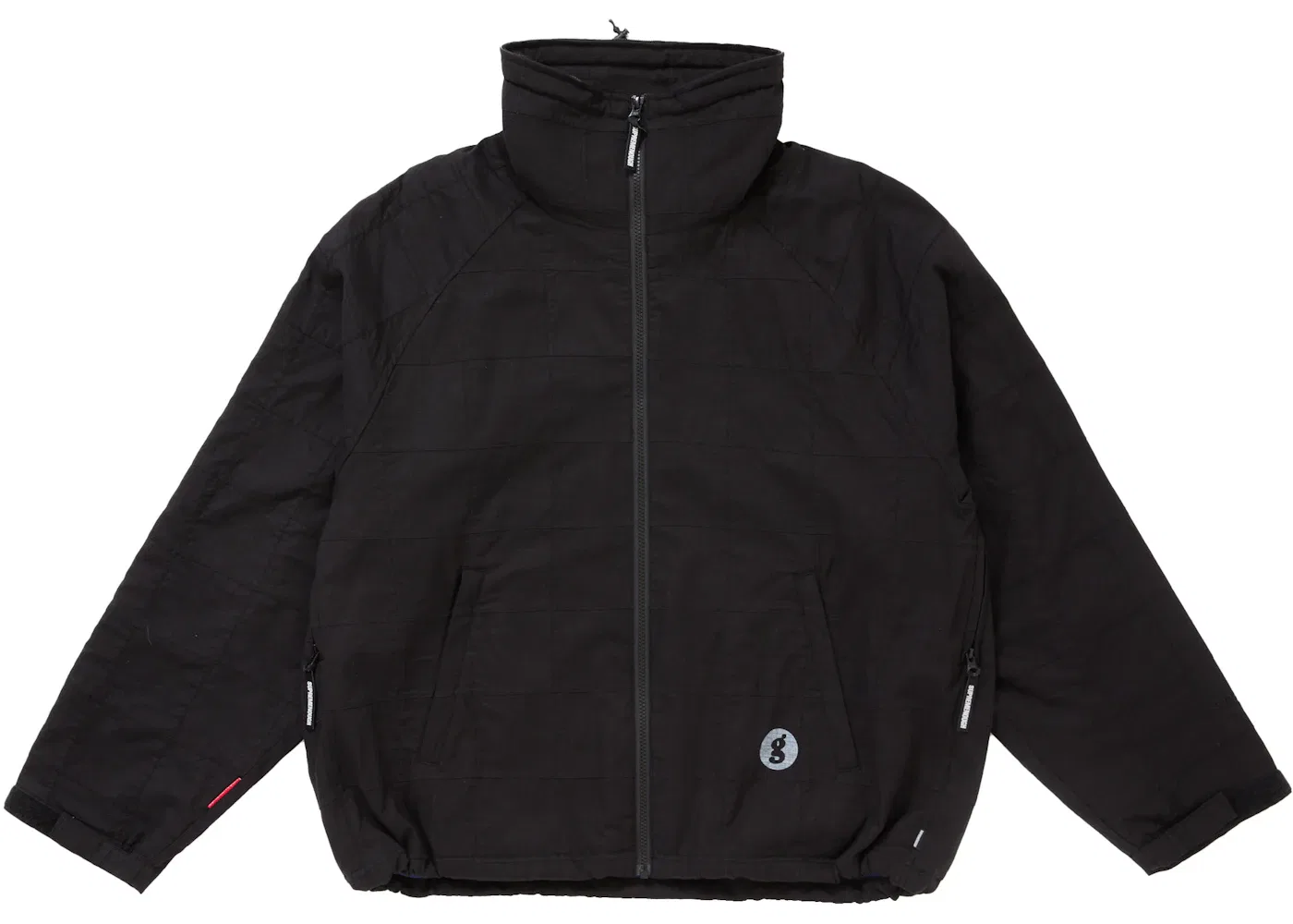 Мужская куртка с принтом Supreme GOODENOUGH Patchwork Hooded Jacket, Black — фото 2