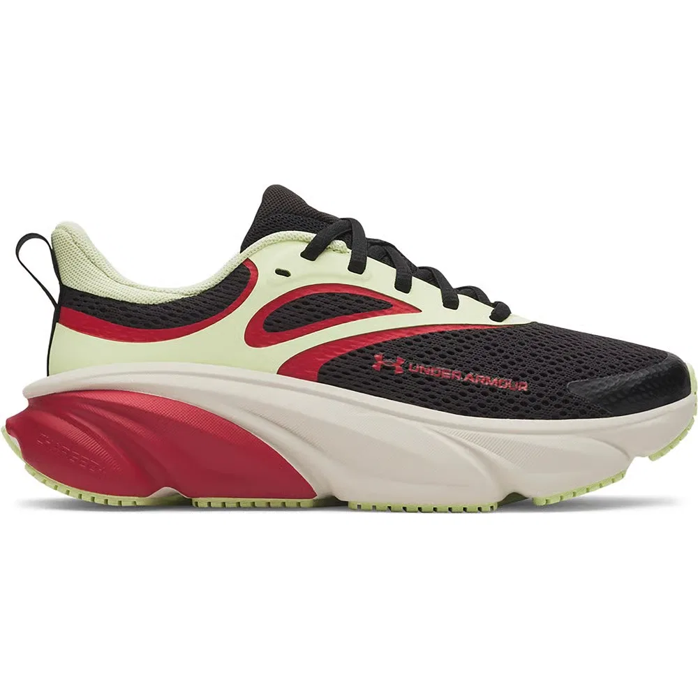 Детские кроссовки Charged+ Rogue 6 для бега для малышей Under Armour, Black /Green/Red — фото 2