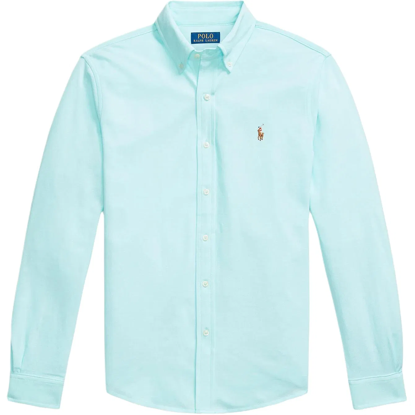 Мужская рубашка с длинным рукавом Green Polo Ralph Lauren