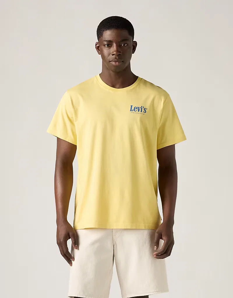 Футболка удобная хлопковая Levi's, желтый