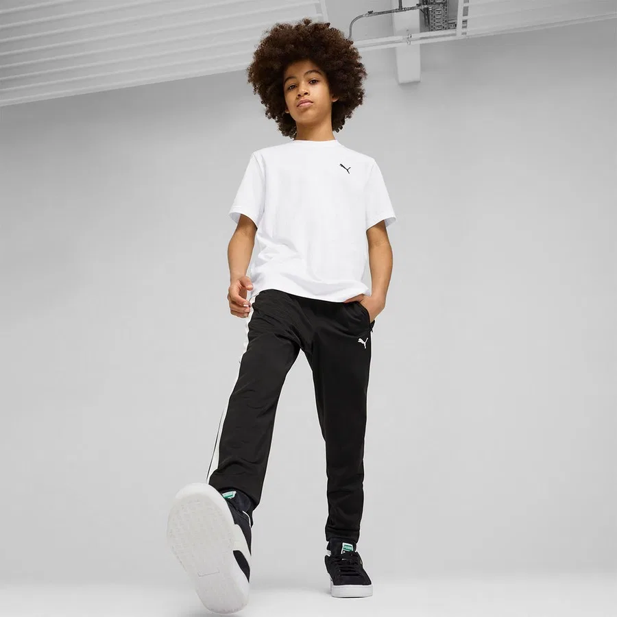 Спортивные брюки с фирменными полосами Puma T7 Always On, Черный — фото 3