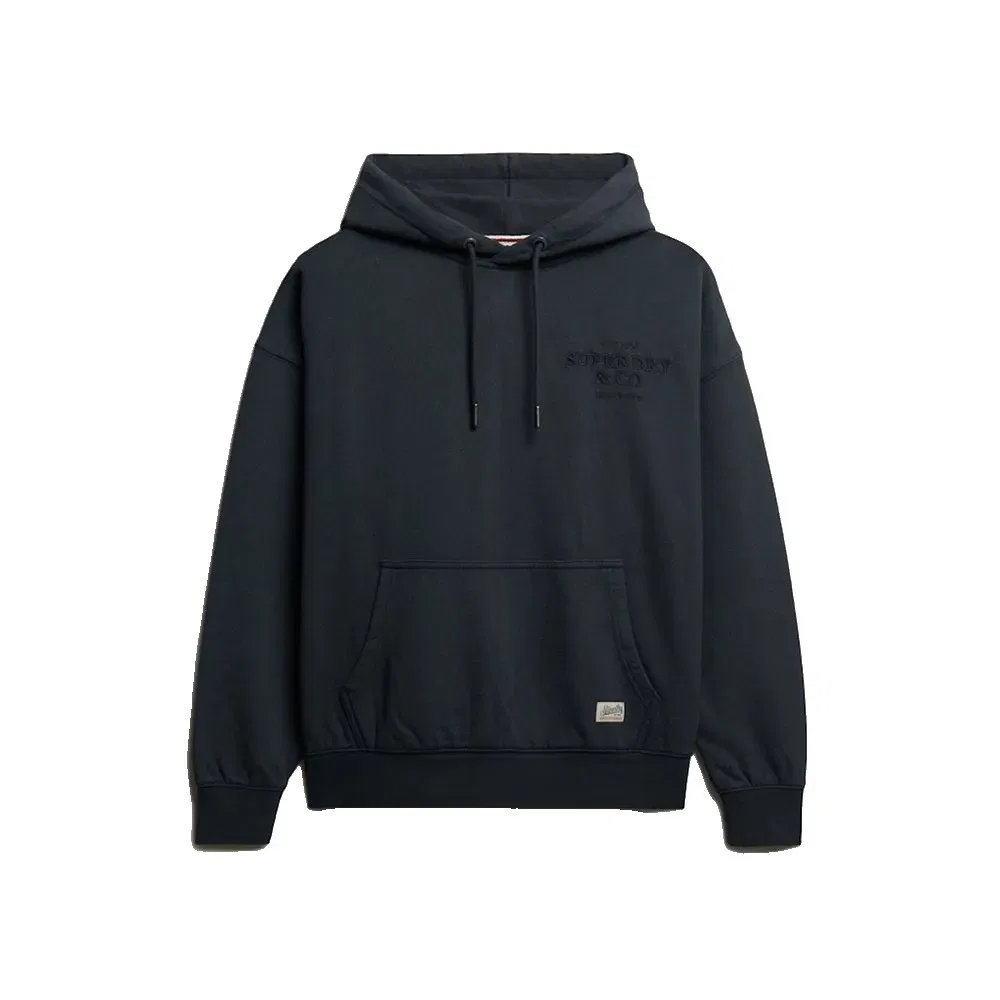 Женский худи свободного кроя с вышивкой Luxe Casual Embroidered Superdry, Grey — фото 3
