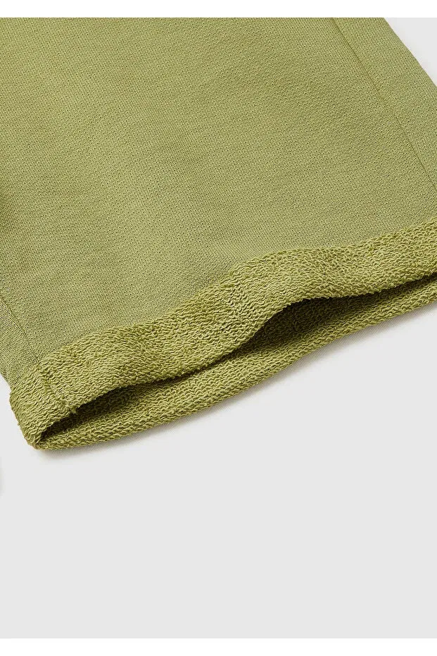 Детские шорты для мальчиков хлопковые United Colors Of Benetton, Khaki — фото 3
