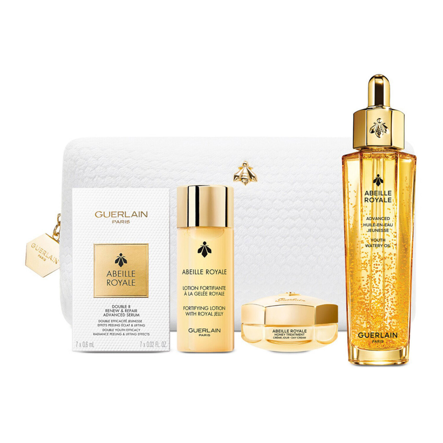 

Подарочный набор Guerlain Abeille Royale Aqueous Youth Oil, 5 предметов