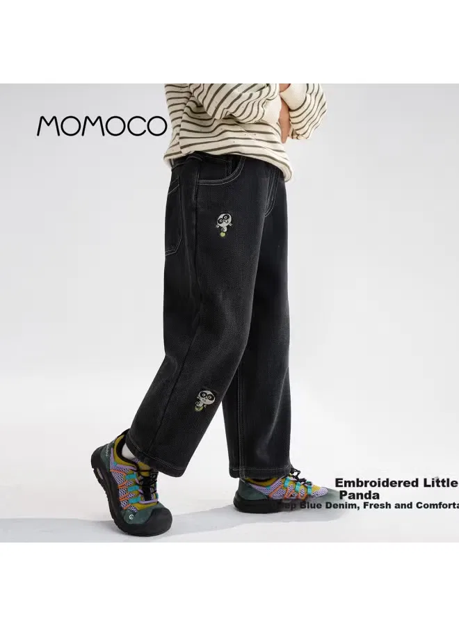 Штаны джинсовые деним для мальчиков Momoco, синий — фото 2