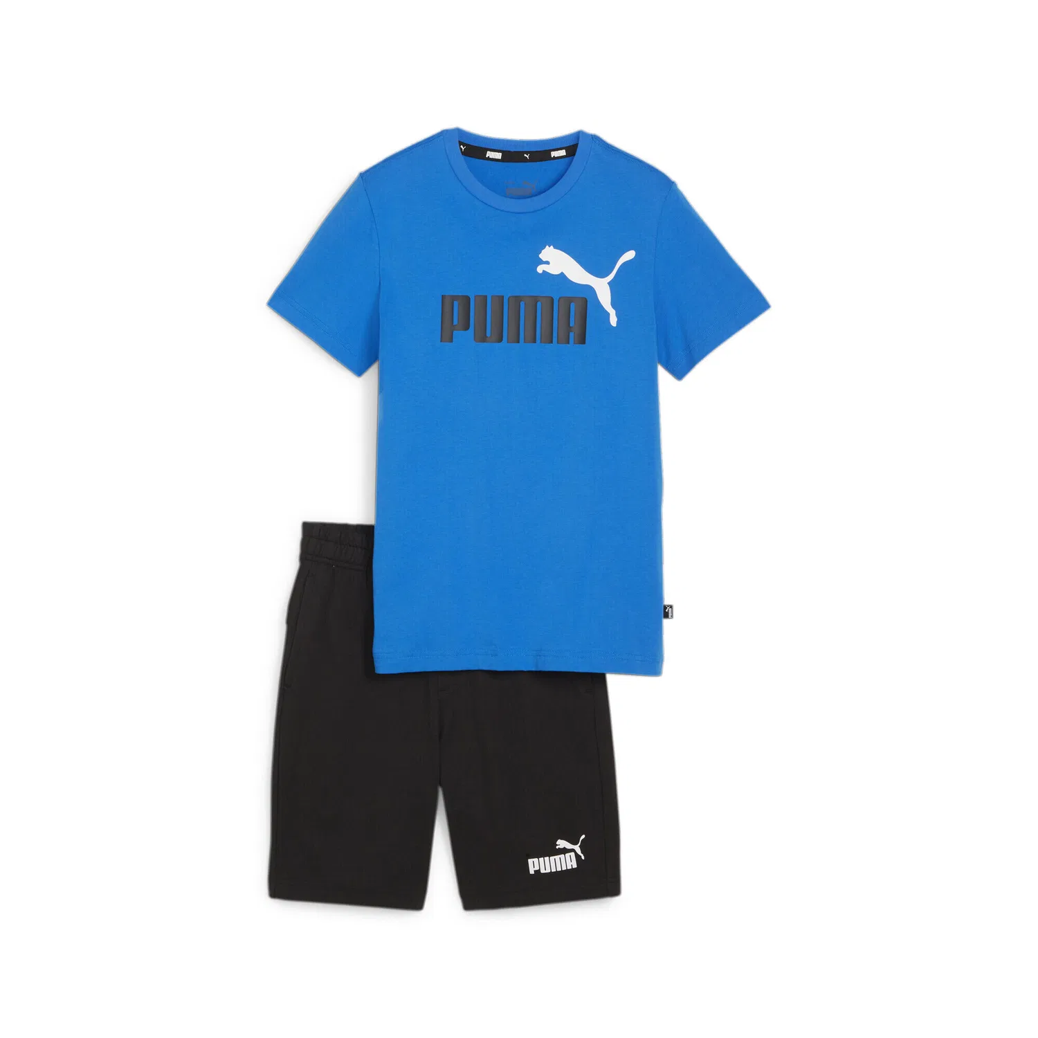 Детский спортивный комплект из футболки и шорт PUMA Racing Blue, Цвет: Dunkelblau