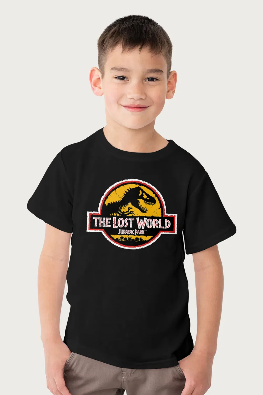 Футболка с принтом The Lost World Jurassic Park, Black