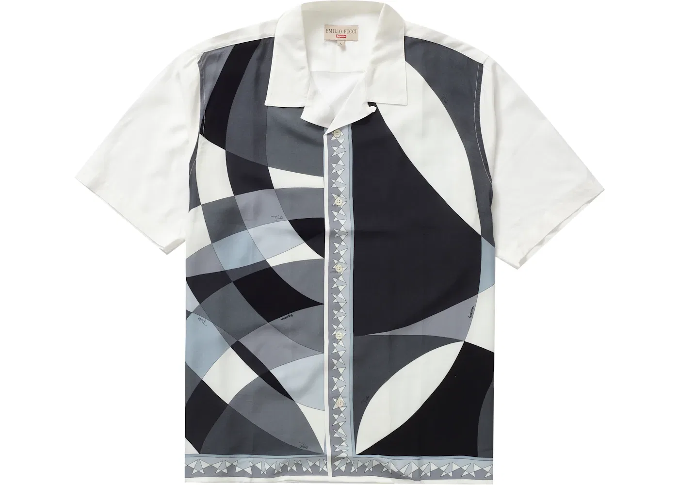 Мужская футболка с принтом Supreme Emilio Pucci, Black
