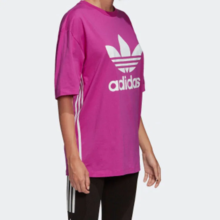 Женская футболка с принтом Adidas Originals, Bright Purple — фото 4