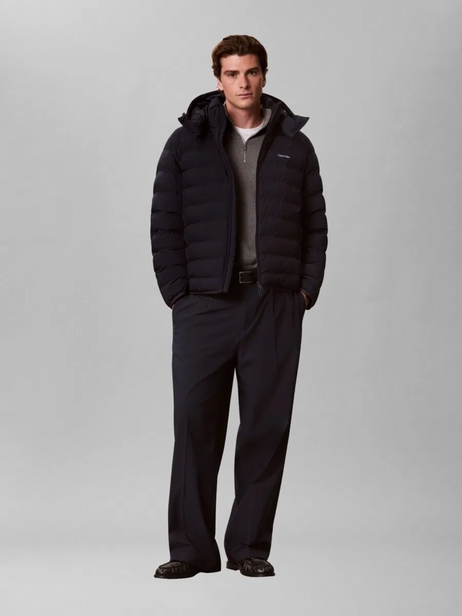Куртка Calvin Klein для межсезонья, темно-синяя — фото 4