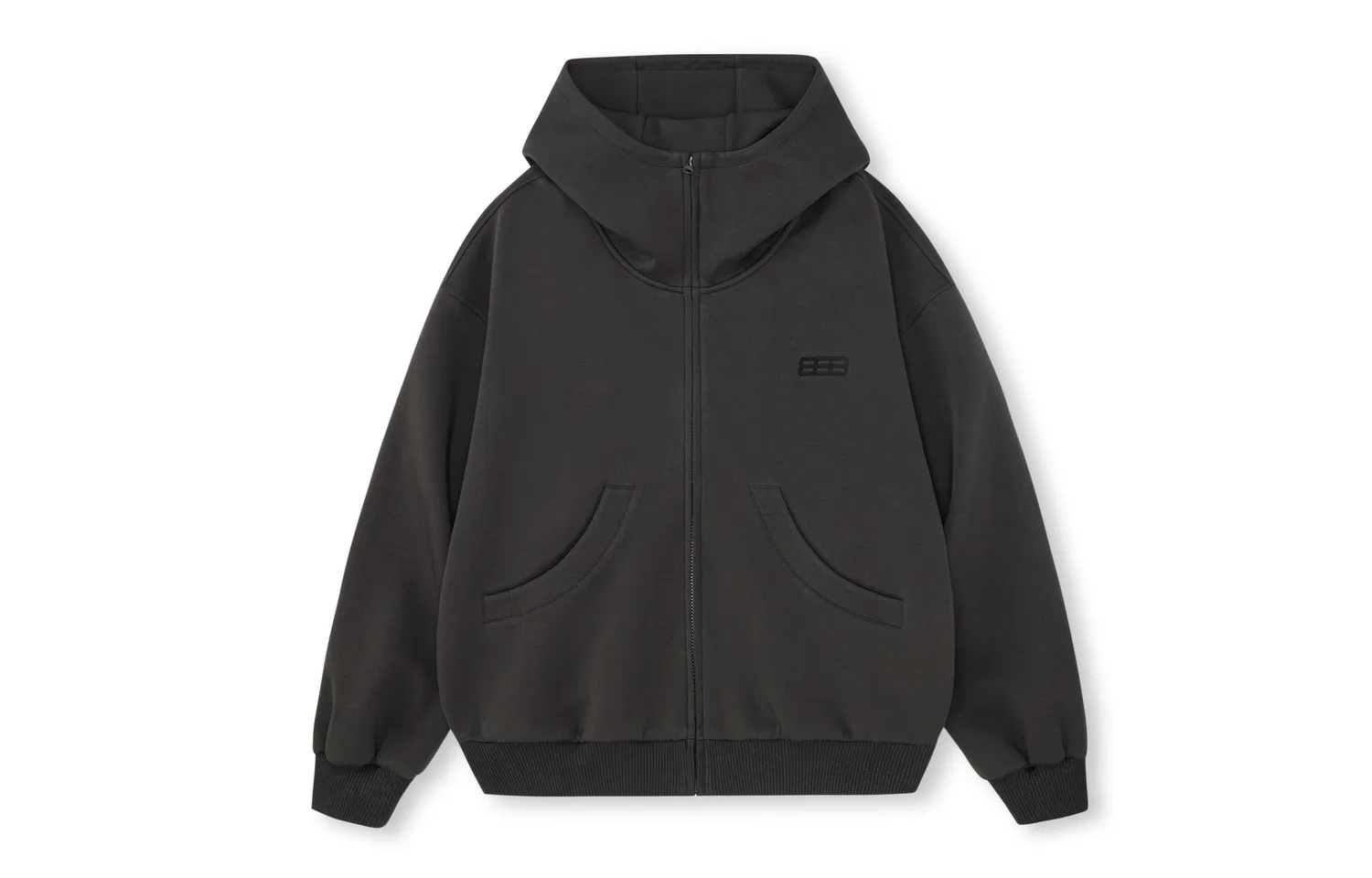 Детская худи-кардиган с капюшоном Always Moving FPA, Dark Gray