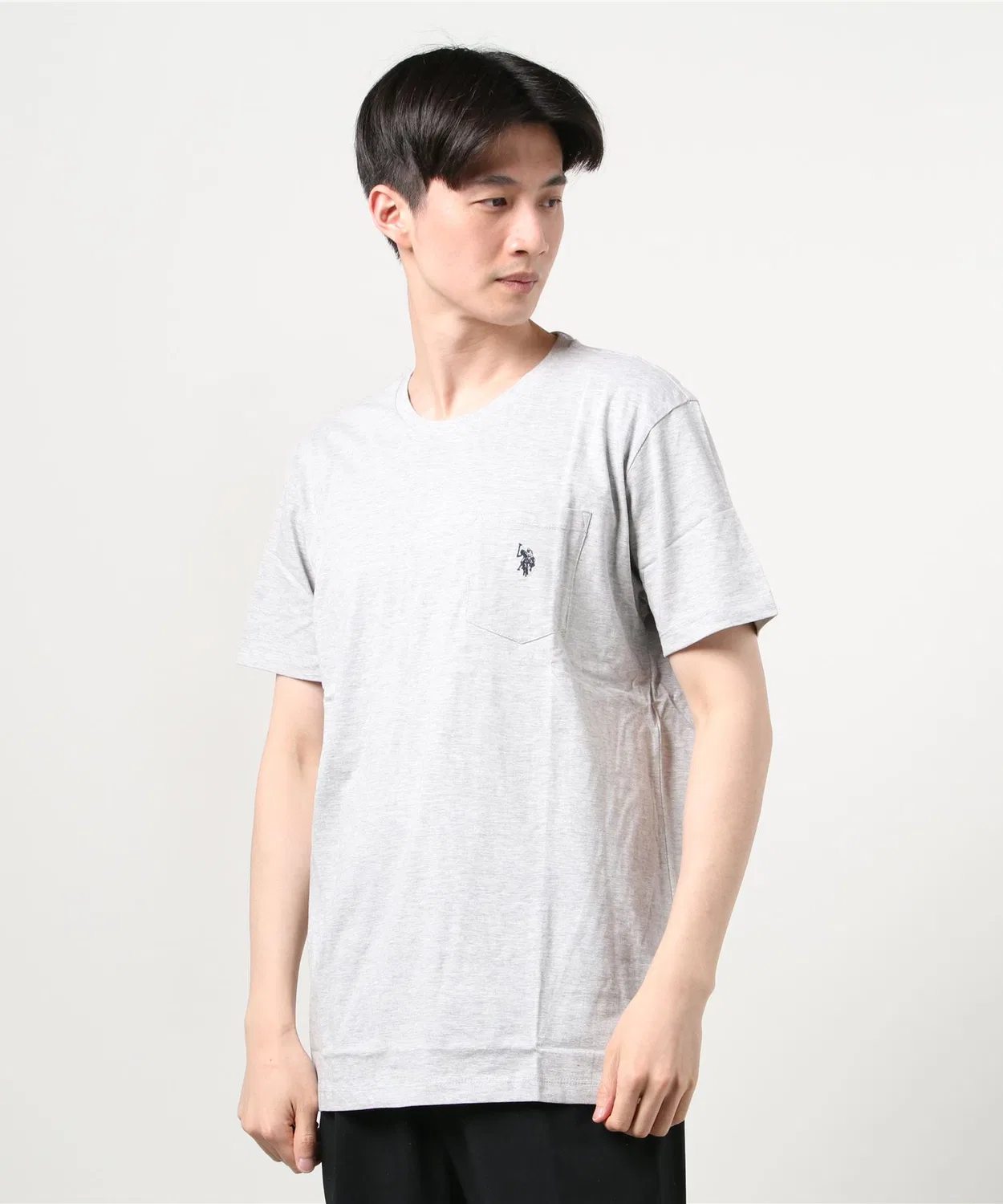 Мужская футболка с длинным рукавомU.S. POLO ASSN. 3902, White — фото 4
