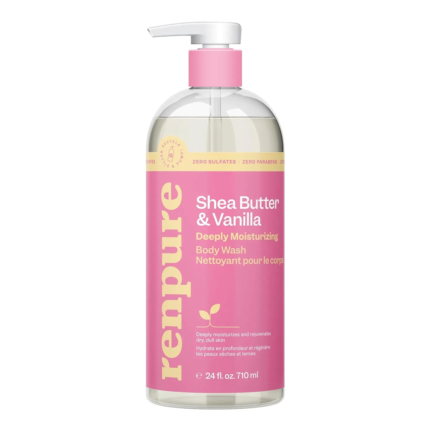 Гель для душа Shea Butter & Vanilla, RENPURE, 24 мл