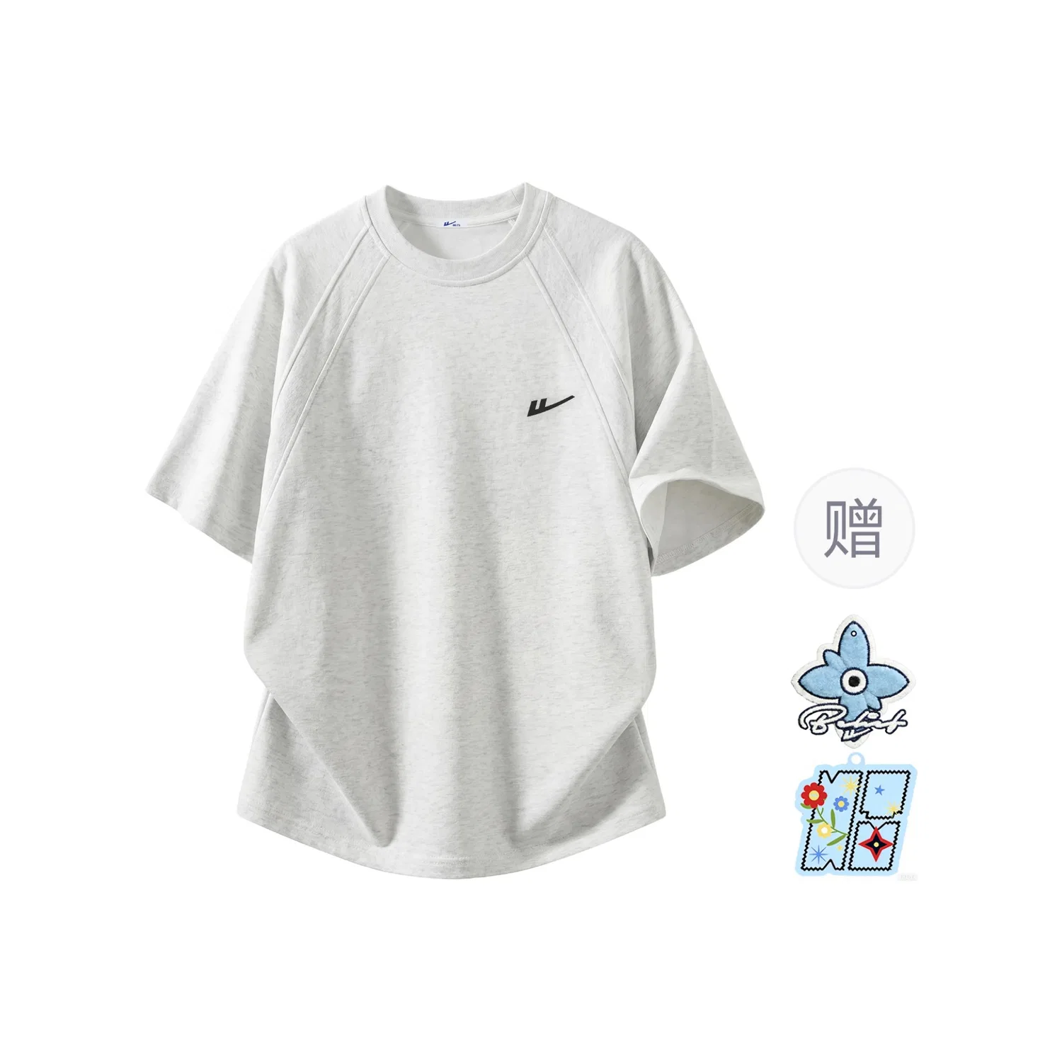 Детская футболка с коротким рукавом Heather Gray Warrior