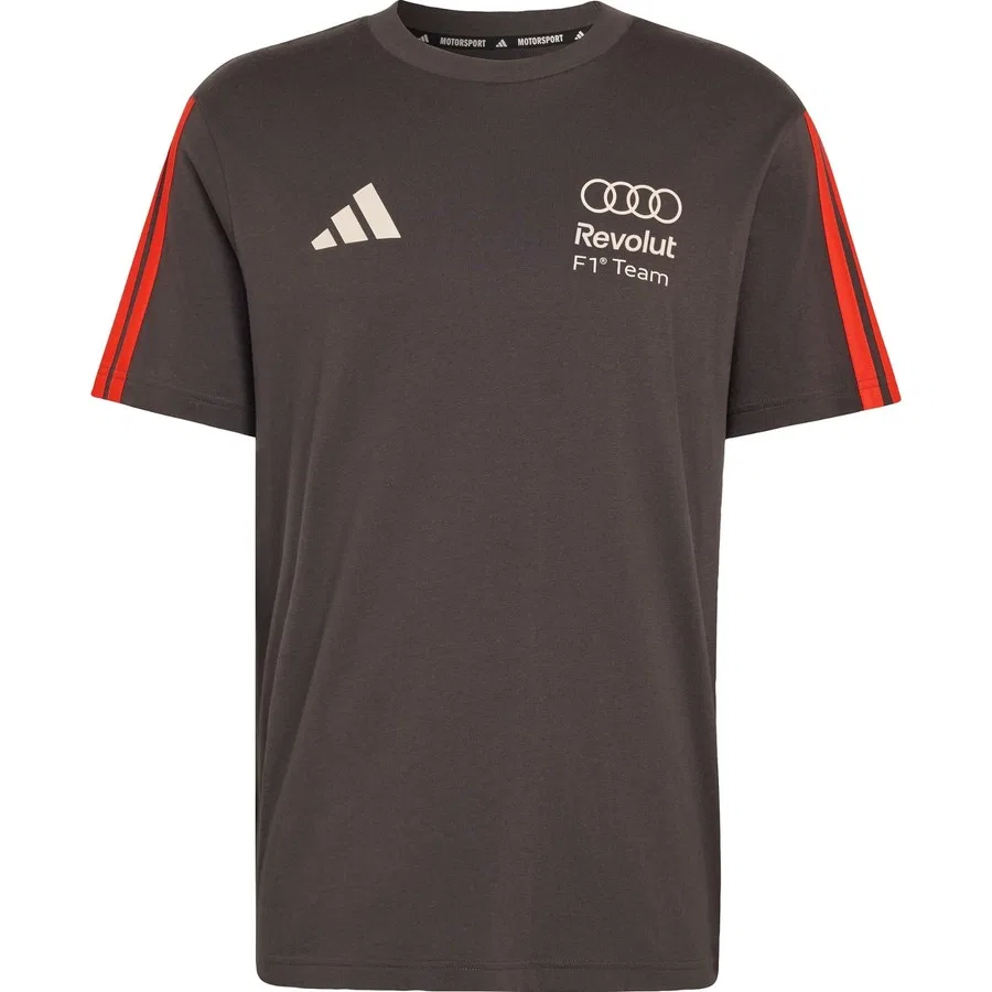 Футболка с коротким рукавом Audi Revolut F1 Team DNA adidas, Черный — фото 3