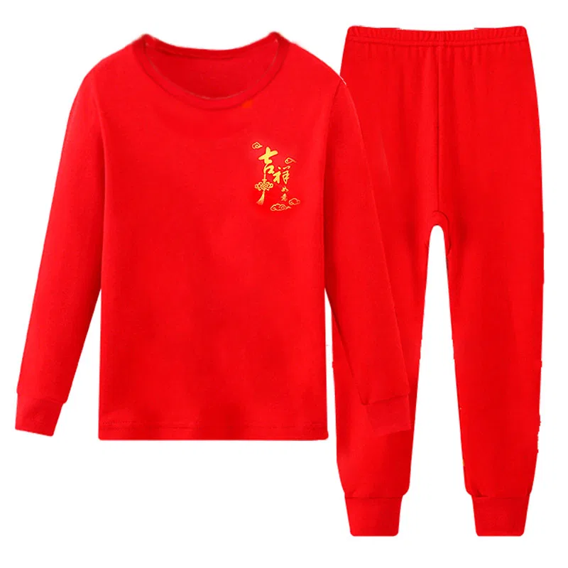 Детский комплект термобелья хлопковый Cotton Gene, Red