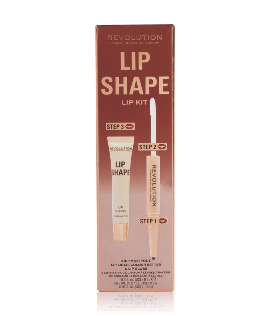 

Набор для макияжа губ REVOLUTION Lip Shape Kit, Brown Nude, 1 шт.