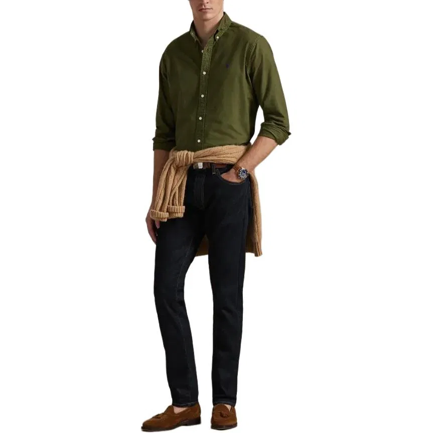 Рубашка Classic, Olive Green, Polo Ralph Lauren — фото 3
