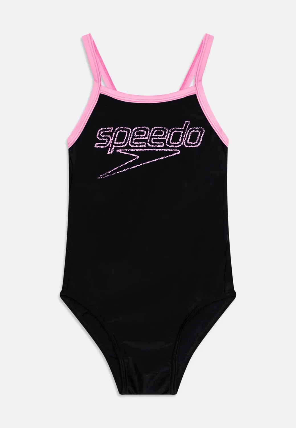 Логотип - купальник Speedo, Black/Taffy Pink