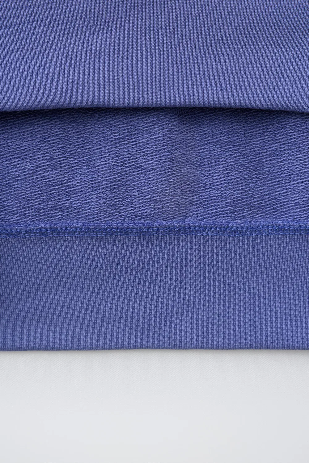 Толстовка с коротким рукавом и рельефным слоганом ZARA, Mauve — фото 4