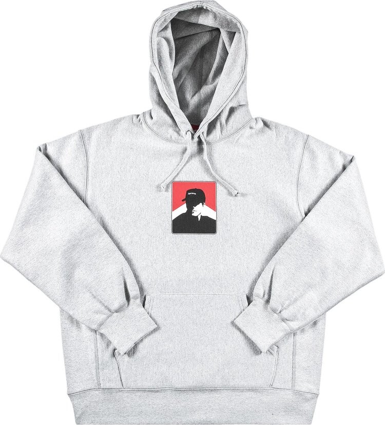 

Толстовка Supreme Portrait Hooded Sweatshirt 'Heather Grey', серый