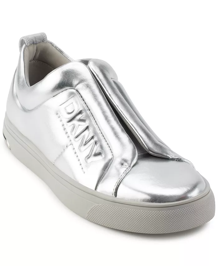Женские слипоны Abelina DKNY, серебряный