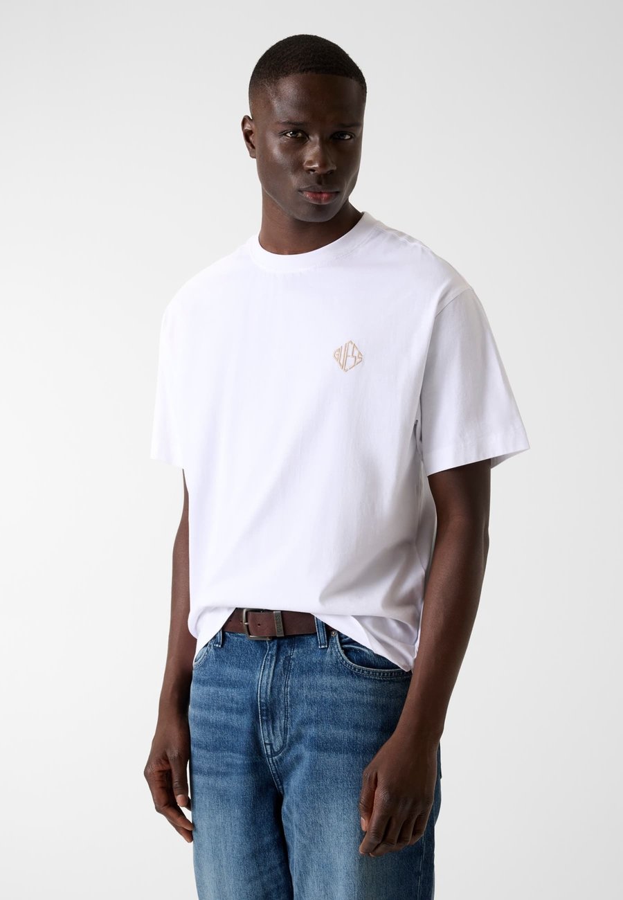 

Футболка Guess Basic T-shirt, Weiß/White, Белый, Футболка Guess Basic T-shirt, Weiß/White