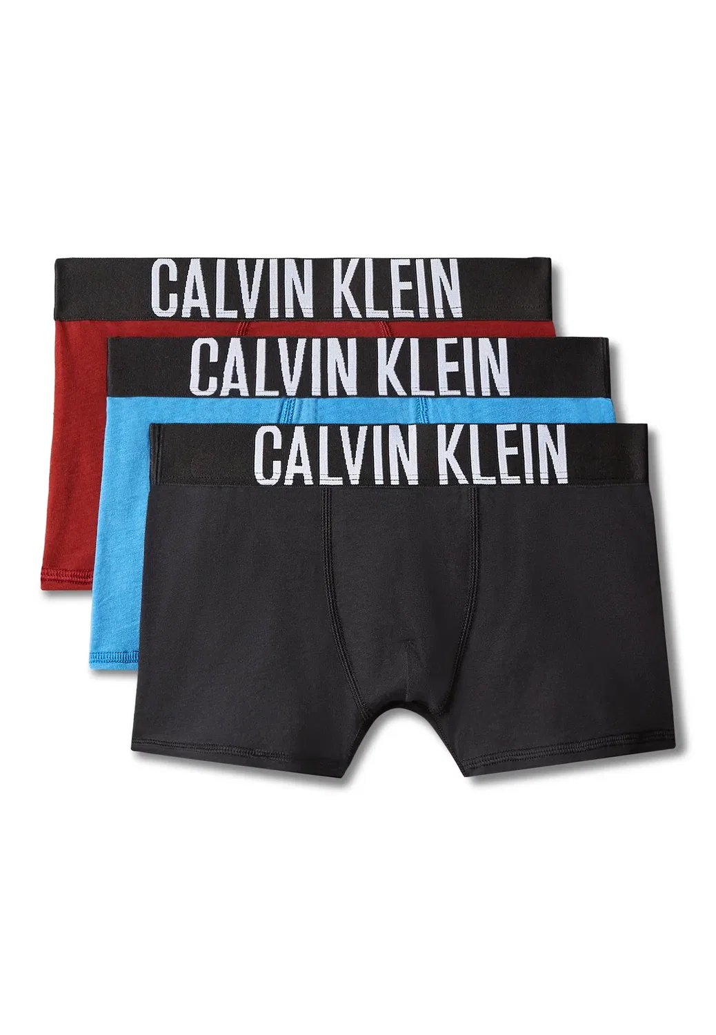 3 шт. - трусы Calvin Klein Underwear, Black/Vallartablue/ Firedbrick