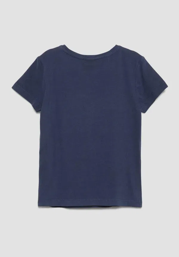 Футболка с принтом, хлопок, T-shirt S.Oliver, темно-синий — фото 2