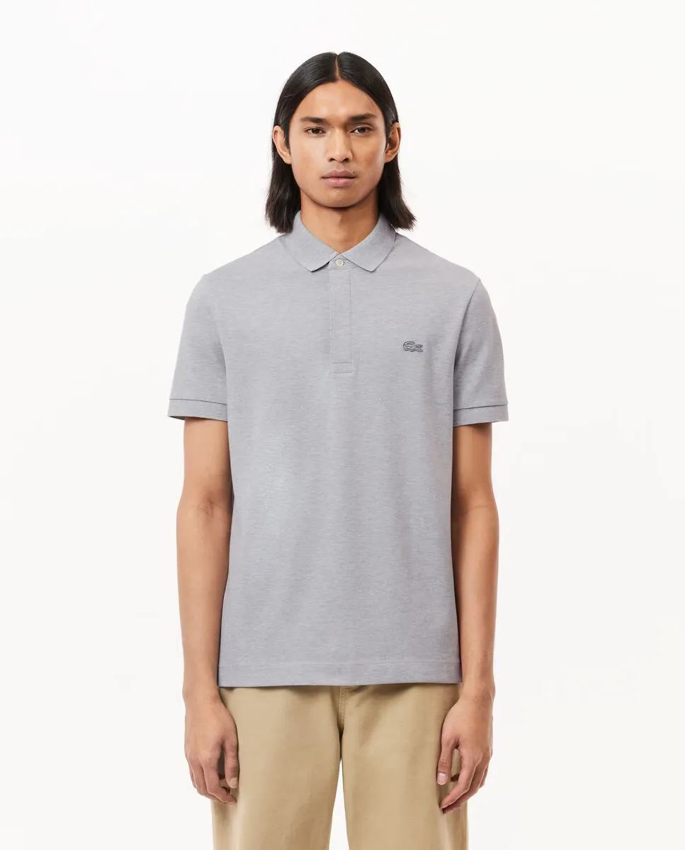 

Мужская поло Smart Paris из эластичного пике с коротким рукавом Lacoste, светло-серый